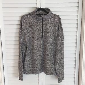 AVIA Sweater, Sz XXL (20), Soft Pullover, Heathered, B&W, Long‎ Sleeves, Comfy